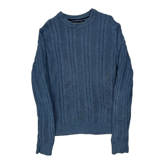 Tommy Hilfiger Jumper - Large Blue Cotton Blend
