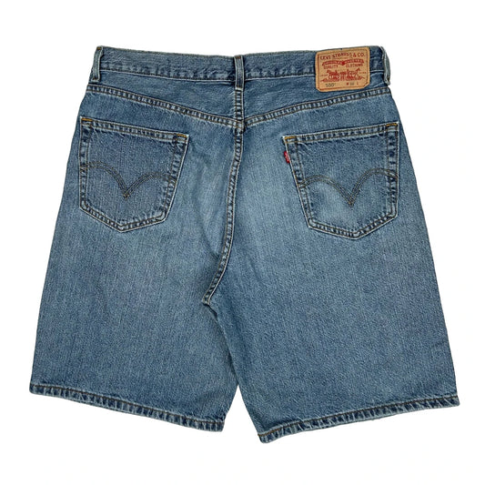 Levis 550 Denim Shorts - 35W 9L Blue Denim