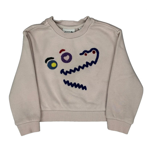 Vintage Age 4 Lacoste Sweatshirt - XS Pink Cotton