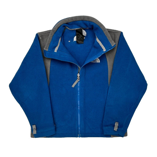 Vintage Age 7 The North Face Fleece Jacket - Small Blue Polyester