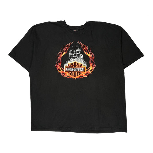 Vintage Barnett Harley-Davidson El Paso, Texas Harley Davidson Graphic T-Shirt - 4XL Black Cotton