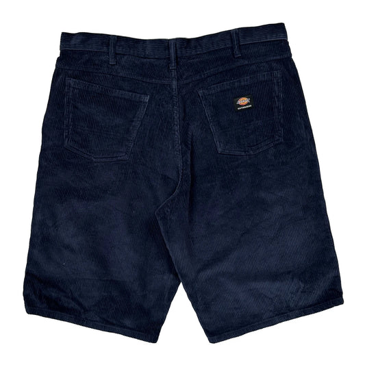 Dickies Baggy Shorts - 36W 11L Navy Cotton