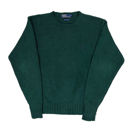 Polo By Ralph Lauren Jumper - Medium Green Cotton