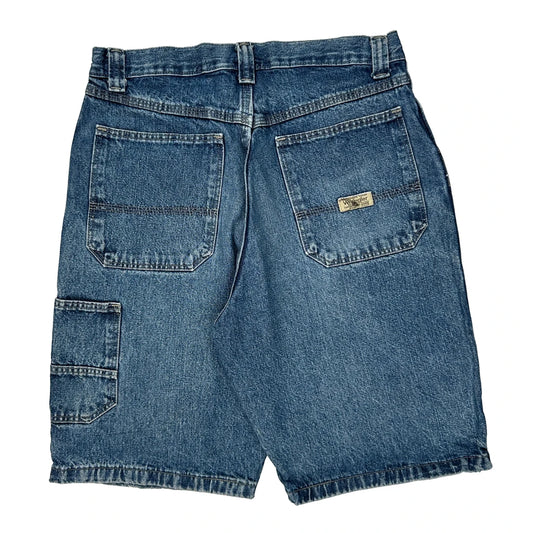 Wrangler Denim Shorts - 30W 9L Blue Cotton