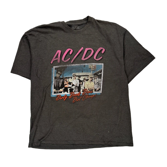Ac/Dc Band T-Shirt - XL Black Cotton