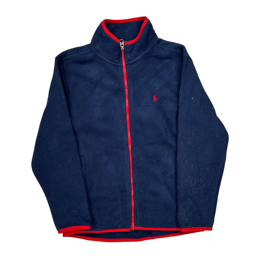 Age 10-12 Polo By Ralph Lauren Fleece Jacket - Medium Navy Polyester