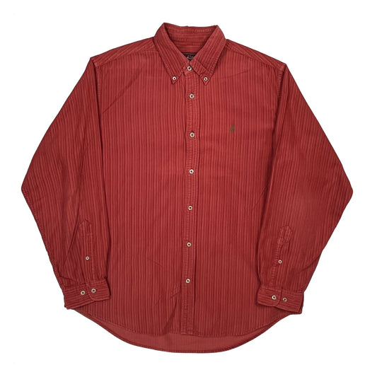 Marlboro Classics Textured Shirt - XL Red Cotton