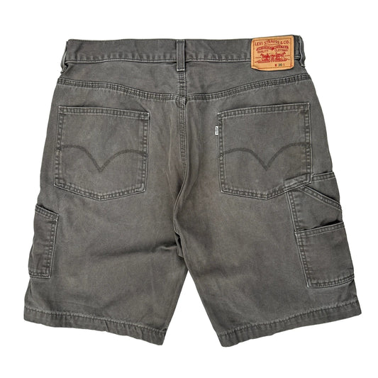 Levis Carpenter Shorts - 35W 10L Grey Cotton