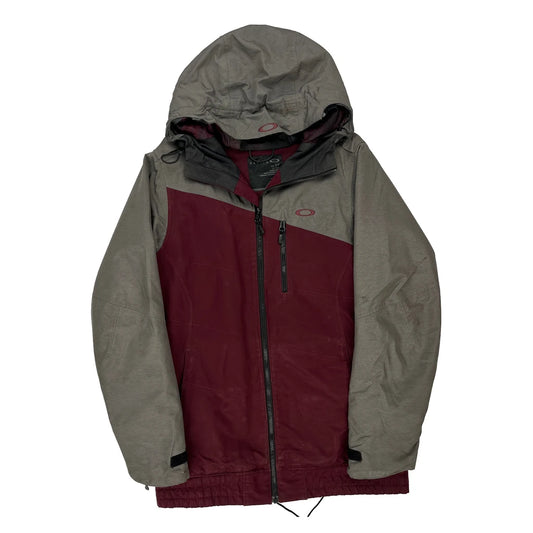 Pro Rider Series Oakley Parka - Small Burgundy Polyester