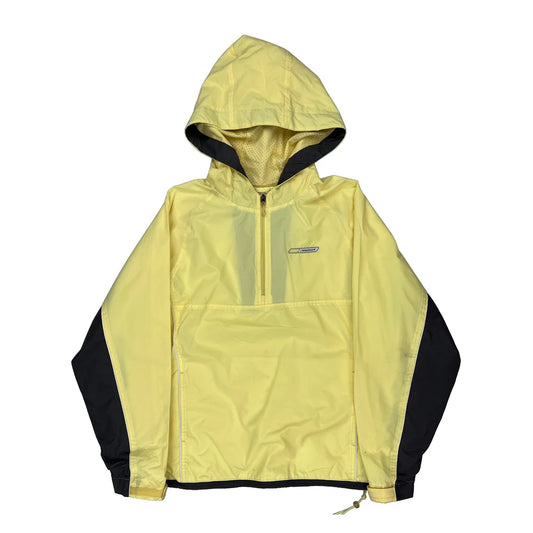 Reebok Windbreaker - Large Black Polyester