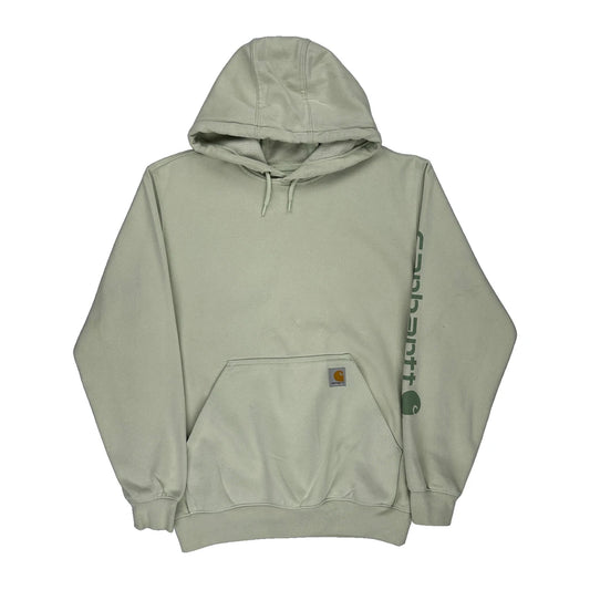 Carhartt Hoodie - Medium White Cotton Blend