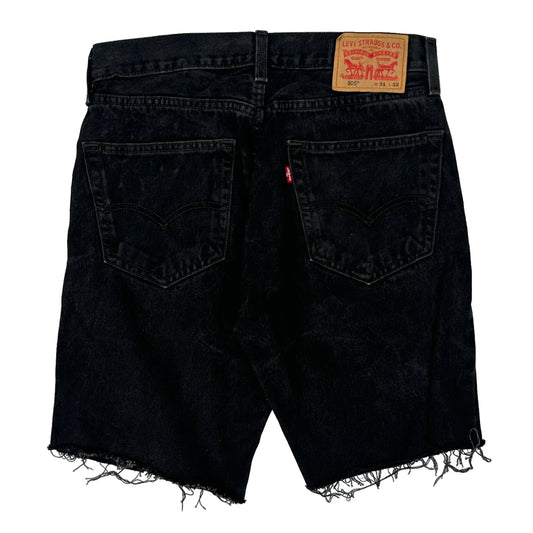 Levis Denim Shorts - 30W 9L Black Cotton