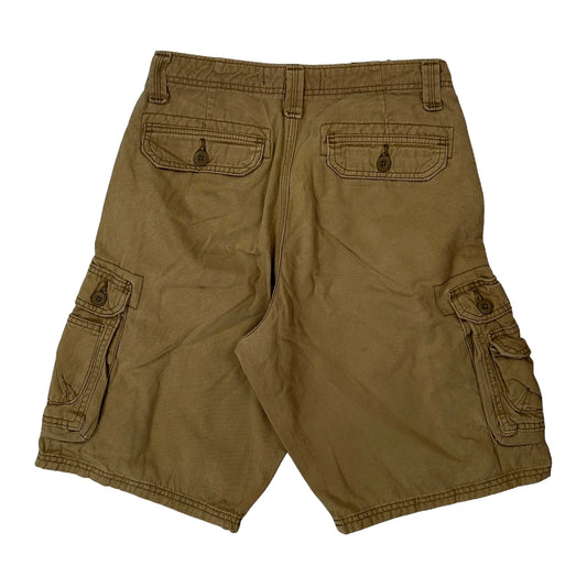 Vintage Lee Cargo Shorts - 30W 11L Beige Cotton