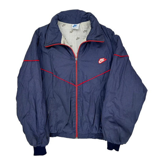 Made In USA Nike Jacket - Medium Navy Polyester