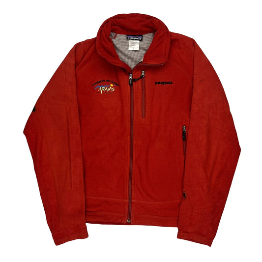 Compagnie Des Guides Aravis Patagonia Fleece Jacket - Small Red Polyester