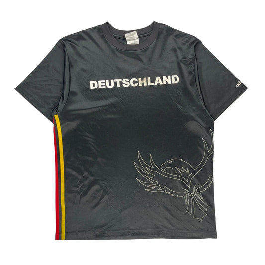 Germany Adidas Football Shirt - XL Black Polyester