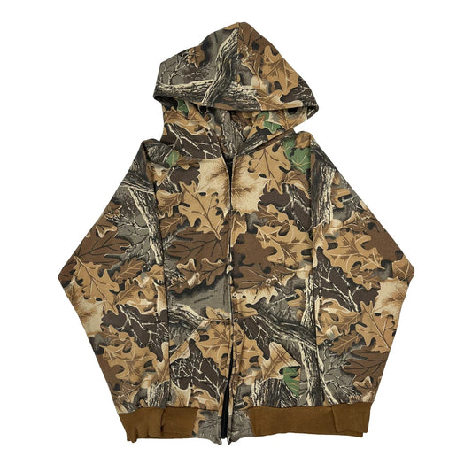 Vintage Gander Mountain Camo Jacket - Large Brown Cotton Blend