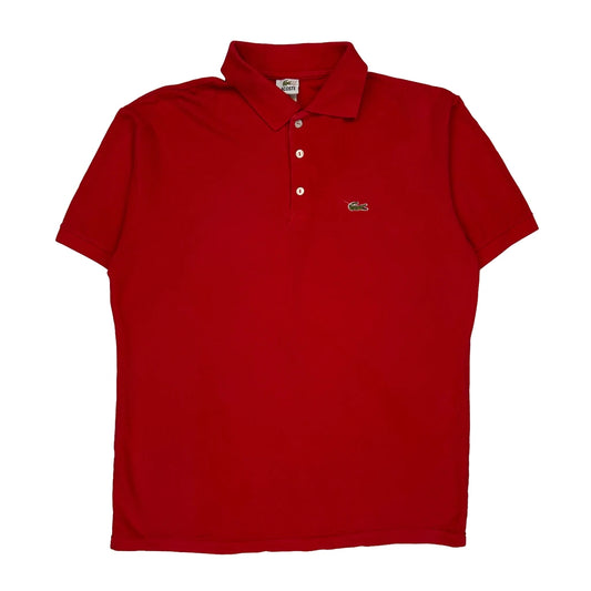 Lacoste Polo Shirt - 2XL Red Cotton