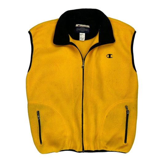 Champion Fleece Gilet - Medium Black Polyester