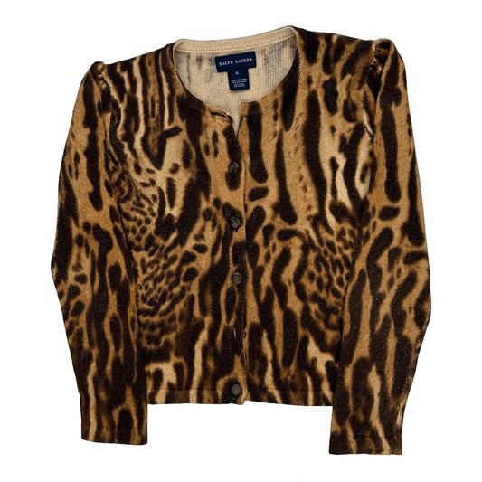 Age 6 Ralph Lauren Cardigan - XS Brown Wool