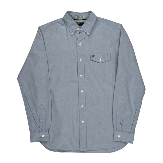 Polo By Ralph Lauren Shirt - Medium Blue Cotton