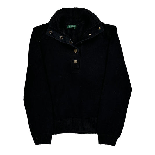 Ralph Lauren Jumper - XL Black Cotton