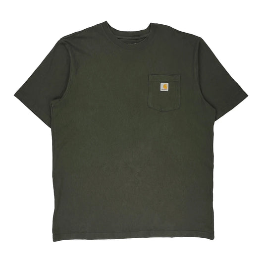 Carhartt Tall T-Shirt - XL Grey Cotton