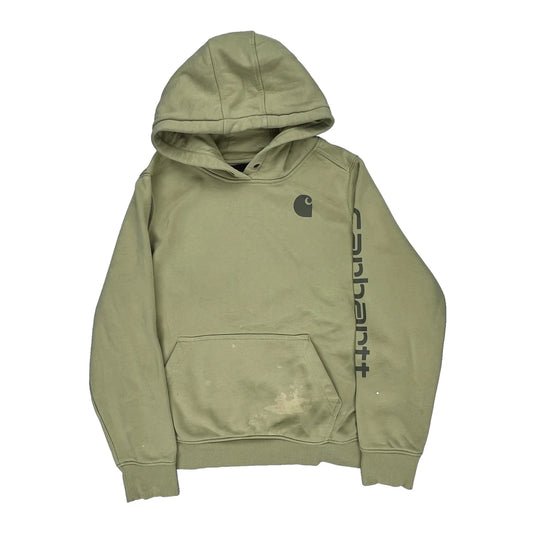 Carhartt Hoodie - XL Khaki Cotton