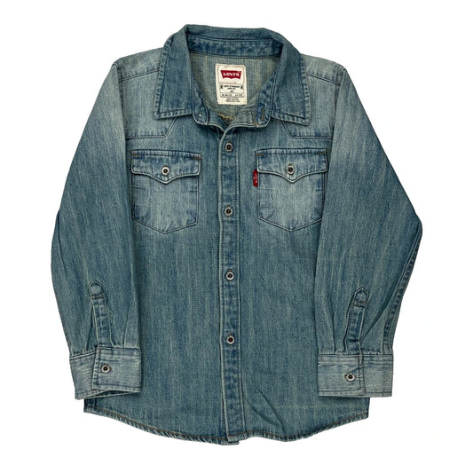 Age 4 Levis Denim Shirt - Small Blue Denim