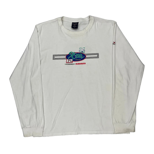 Made In Usa Polo Sport Long Sleeve T-Shirt - XL White Cotton