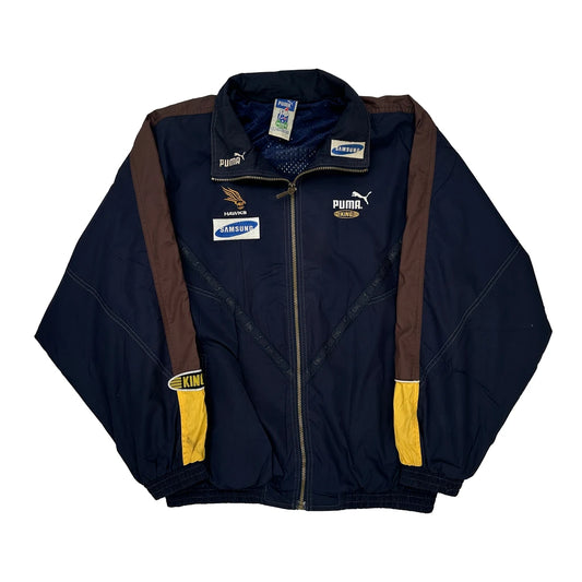 Hawkes Puma Track Jacket - Large Yellow Polyester