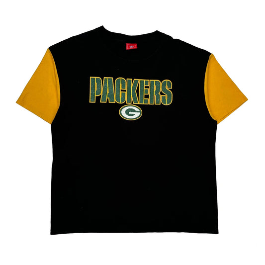 Vintage Packers Nfl T-Shirt - XL Black Cotton