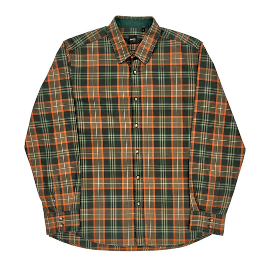 Hugo Boss Checked Shirt - XL Multicoloured Cotton