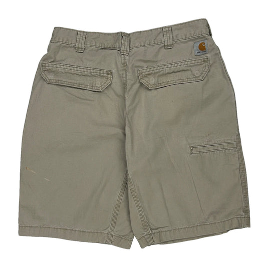 Carhartt Cargo Shorts - 30W 10L Beige Cotton