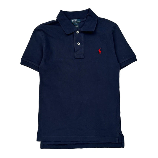 Age 8 Polo By Ralph Lauren Polo Shirt - Small Navy Cotton