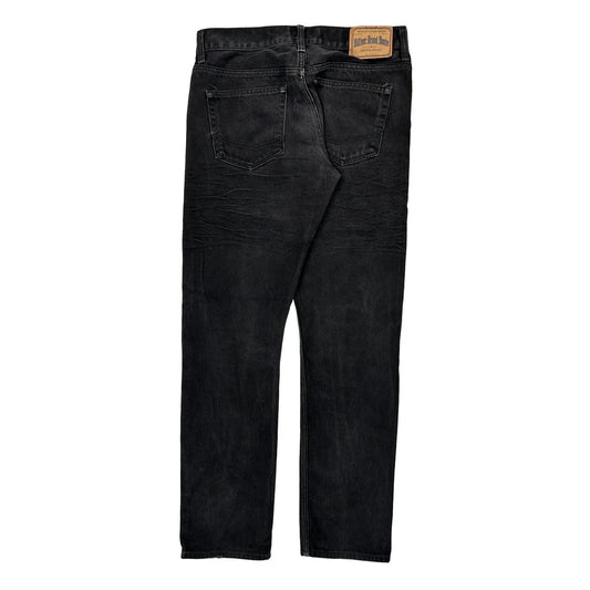 Vintage Old Varsity Brand Skinny Jeans - 32W 34L Black Denim