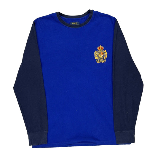 Polo By Ralph Lauren Long Sleeve T-Shirt - XL Blue Cotton