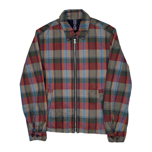 Tommy Hilfiger Checked Harrington Jacket - Medium Multicoloured Cotton