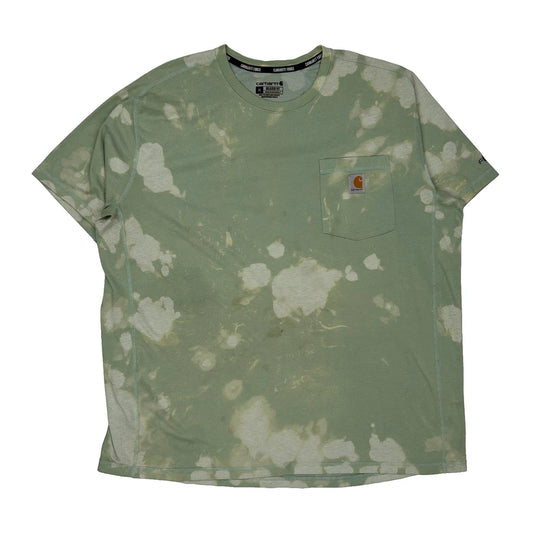 Carhartt Tie-Dye T-Shirt - XL Green Cotton