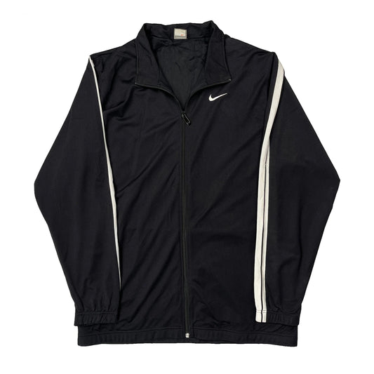 Vintage Nike Track Jacket - XL Black Polyester