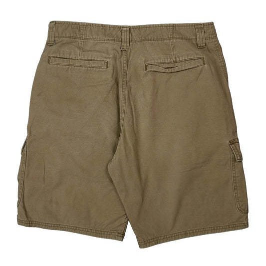 Vintage Wrangler Cargo Shorts - 32W 9L Beige Cotton