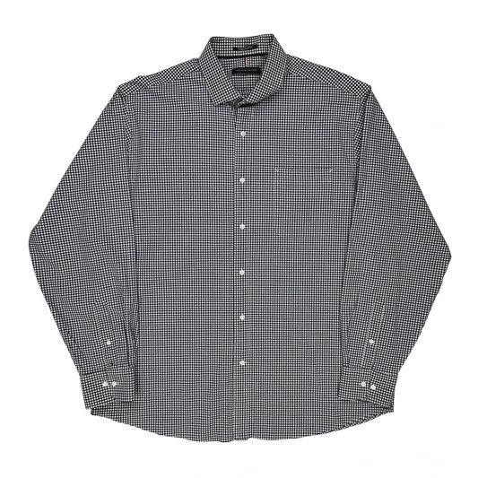 Tommy Hilfiger Checked Shirt - XL Black & White Cotton