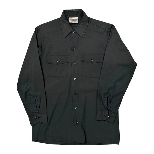 Dickies Shirt - Medium Black Cotton