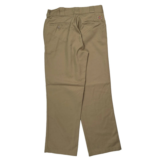 Dickies Trousers - 32W 30L Beige Polyester Blend