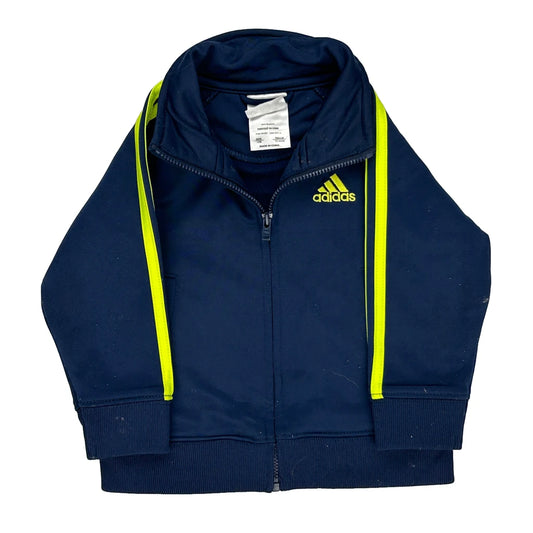 12 Months Adidas Zip Up - 2XS Navy Polyester