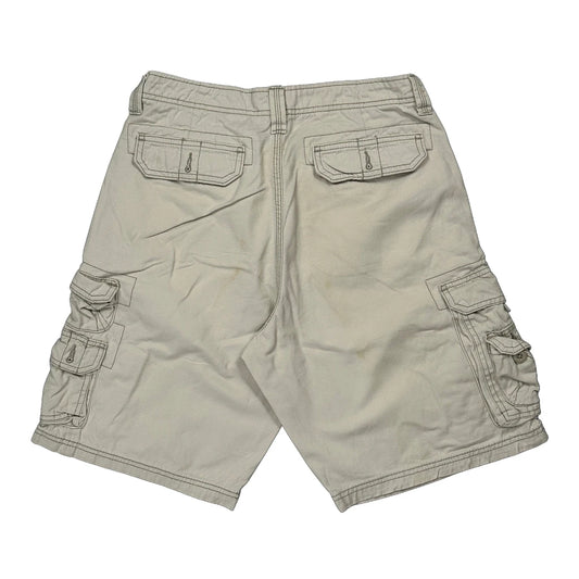 Lee Cargo Shorts - 28W 10L Beige Cotton