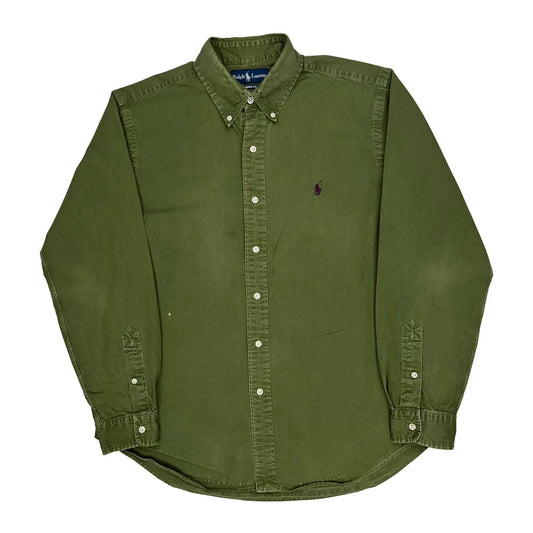 Ralph Lauren Shirt - Large Green Cotton