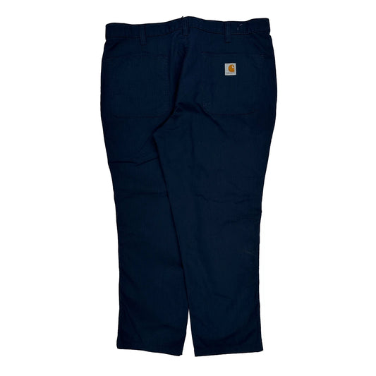 Carhartt Trousers - 36W 27L Navy Polyester Blend