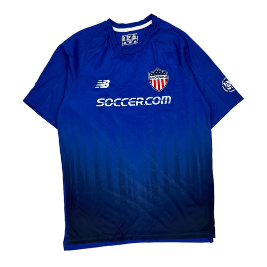 Ayso United New Balance Football Shirt - Medium Blue Polyester