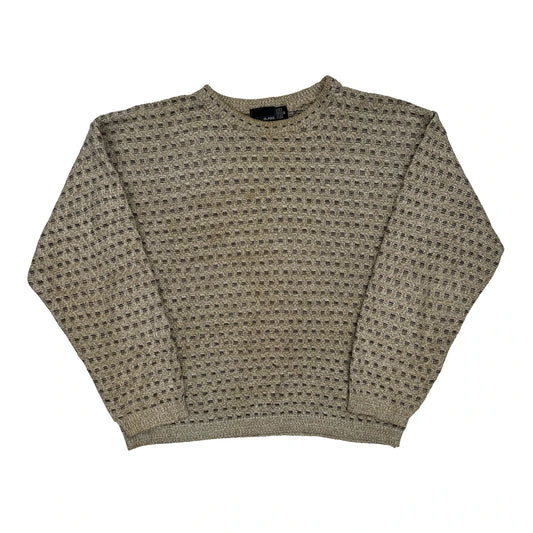 Vintage Bill Blass Jumper - Medium Beige Cotton Blend